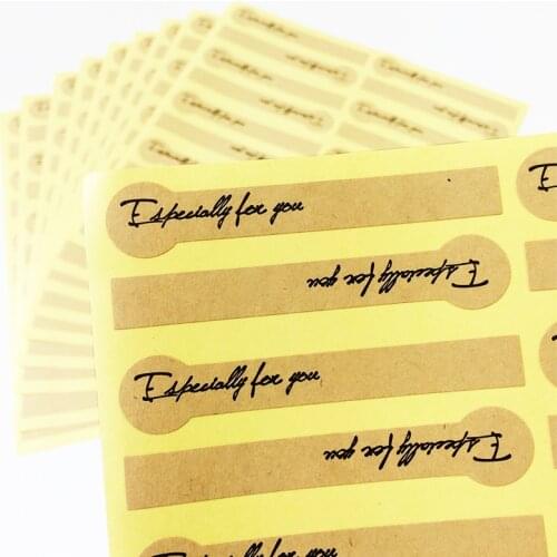 200 Pcs/lot DIY Scrapbooking Especially for You Kraft Seal Sticker Lable Gift Decor Stickers Bakery Packaging Paper Seal Labels