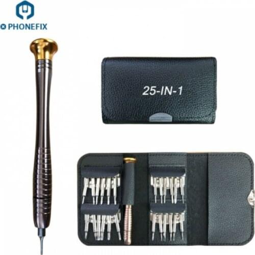 25 IN 1 Multi Purpose Precision Portable Pocket Screwdriver Opening Repair Tool Kit For iPhone Samsung Tablet PC