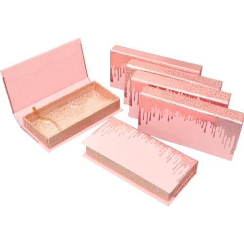 50/pcs Wholesale False Eyelashes Box Package Custom Logo Lash Packaing Boxes Faux Cils 25mm mink Lashes Box Case Makeup Vendors