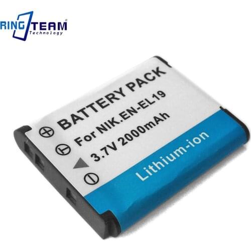 ENEL19 EN-EL19 Battery for Nikon Coolpix S32 S33 S100 S2500 S2750 S3100 S3200 S3300 S3400 S3500 S4100 S4150 S4200 & More Cameras