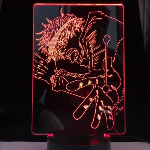 Anime Lamp Satoru Gojo Jujutsu Kaisen Led Night Light for Birthday Gift Jujutsu Kaisen Nightlight Satoru Gojo Lamp Drop Shipping