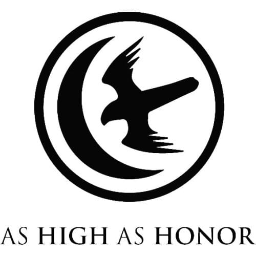 As High As Honor Car Styling Vinyl Car Window Decals Decor Black White L055