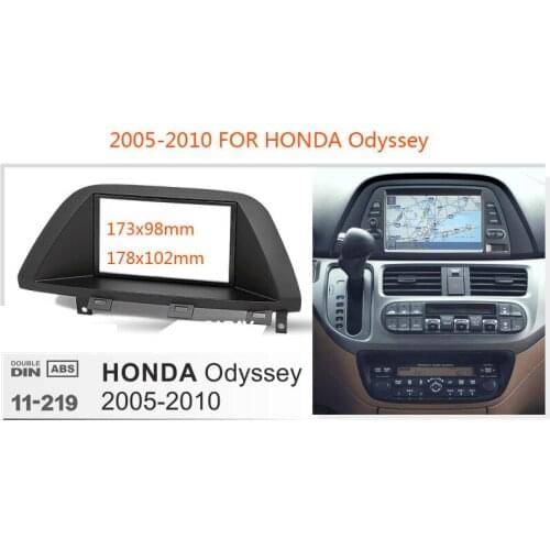 2 Din Car Radio Fascia Panel kit for Honda Odyssey 2005-2010 Trim Install Frame Dash Kit car radio frame