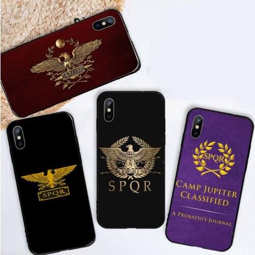 SPQR Roman Imperial legion Phone Case for iPhone 11 12 mini pro XS MAX 8 7 6 6S Plus X 5S SE 2020 XR