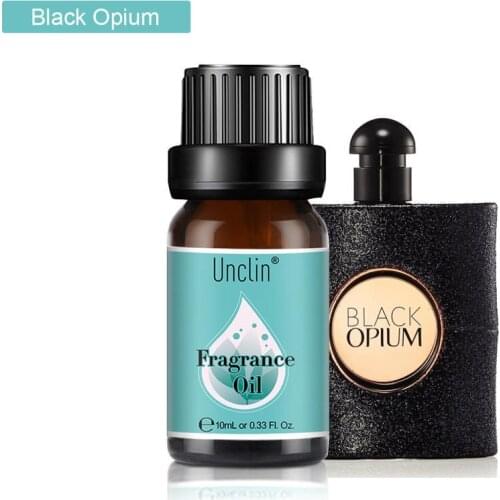 Unclin 10ml Pure Essential Oils For Perfume Black Opium Angel La Vie Est Belle Chance Aventus Fragrance Oil Fresh Linen Coconut