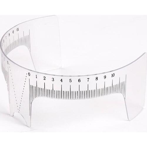 2Pcs/lot Eyebrow Rulers Tool Measures Microblading Permanent Make Up Eyebrow Tattoo Position Ruler Free Shipping