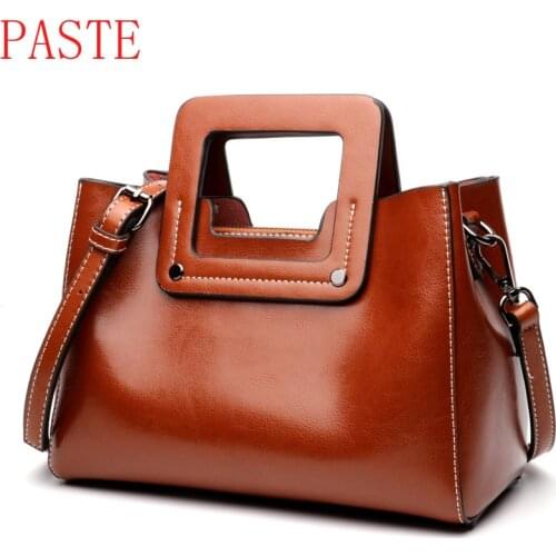 New 2018 Women leather Shoulder Bag Shell Bags Casual Handbags small messenger bag fashion 100% genuine leather free shipping