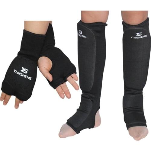 2020 Taekwondo glove foot protector karate sparing hands feet guard TKD ankle guard Martial arts protection half finger glove
