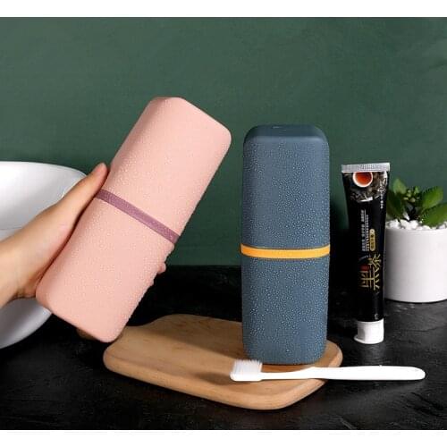 New Portable Toothbrush Holder Box Outdoor Travel Camping Toothbrush Storage Organizer Case Bathroom Accessories Toothpaste Box