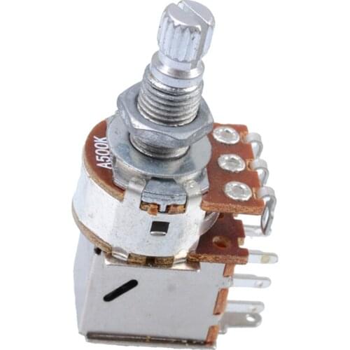 Guitar Potentiometer A500K Musical Instrument Parts for Electric Guitar 1.89x0.98inch