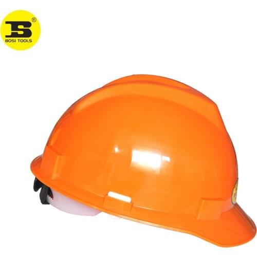 BOSI Construction Safety Hard Hat Cap Helmet 4 point Suspension