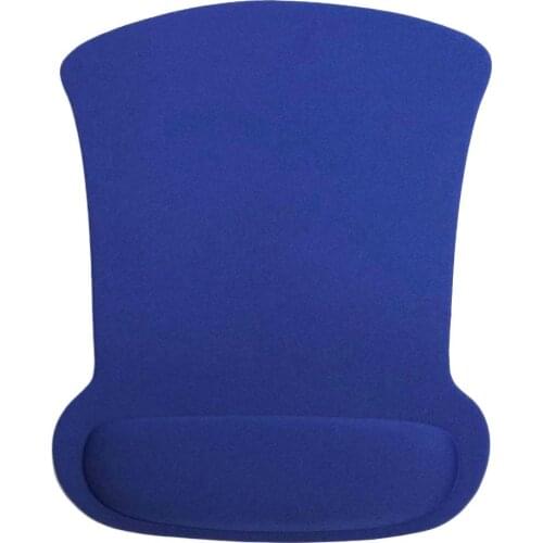 Anti-slip Soft Sponge Gaming Mouse Pad Mat with Wrist Rest Computer Accessory Solid color Mouse Mat