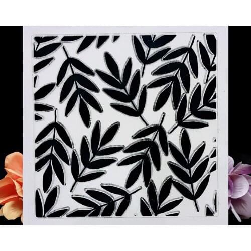 Leaves Background Transparent Clear Silicone Stamps For DIY Scrapbooking/Sentiment Stamp Photo Album Decorative Card Making