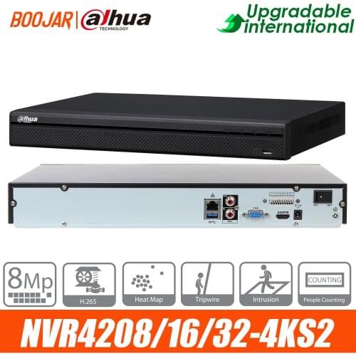 Dahua NVR 8CH 16CH 32 Channel 1U 4K&H.265 Lite Network Video Recorder NVR4208-4KS2 NVR4216-4KS2 NVR4232-4KS2