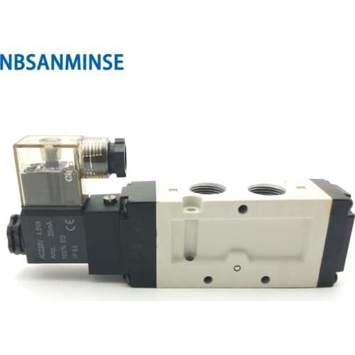 VF310 G1/8 1/4 3/8 Solenoid Valve Pneumatic Valve Air Control Valve Single Coil Double Coil Low Pressure NBSANMINSE