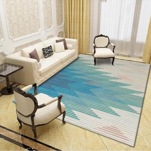 Modern Minimalist Nordic Geometric Interior Printing Decorative Carpet Living Room Dining Room Bedroom Sofa Floor Decoration Mat