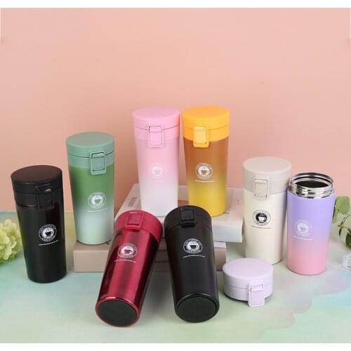 HOT Premium Travel Coffee Mug Stainless Steel Thermos Tumbler Cups Vacuum Flask thermo Water Bottle Tea Mug Thermocup
