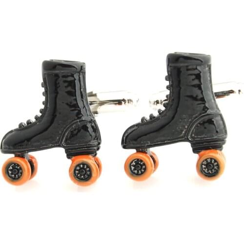 YH-2034 Novelty Jesus Fish,Halloween Wizard,Doctor Cap, Roller Skate Cufflinks for Men