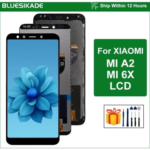 5.99" For Xiaomi MI A2 LCD Display Touch Screen For Xiaomi MI 6X Display Digitizer M1804D2SG M1804D2SI LCD Replacement Parts