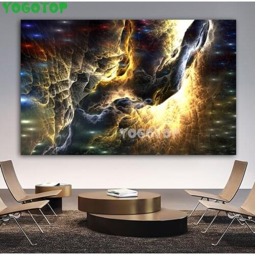 DIY 5D Diamond Painting Cross Stitch Cloud streak of light in the darkness Diamond Embroidery Full Drill Mosaic Pattern YY5185