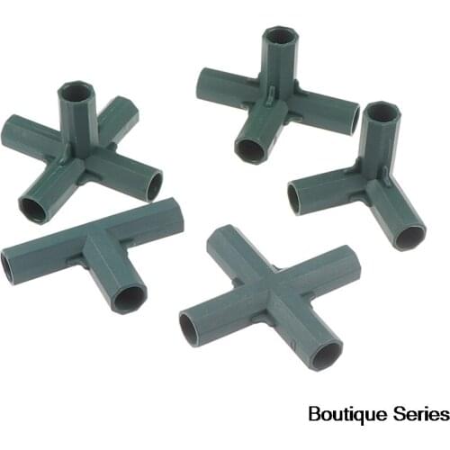 16MM PVC Fitting Stable Support Heavy Duty Greenhouse Frame Building Connector