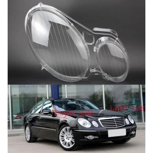 For Mercedes Benz E-Class W211 E280 E320 E350 2004 2005 2006 2007 2008 Car Headlight cover Headlamp Lens Auto Shell Cover