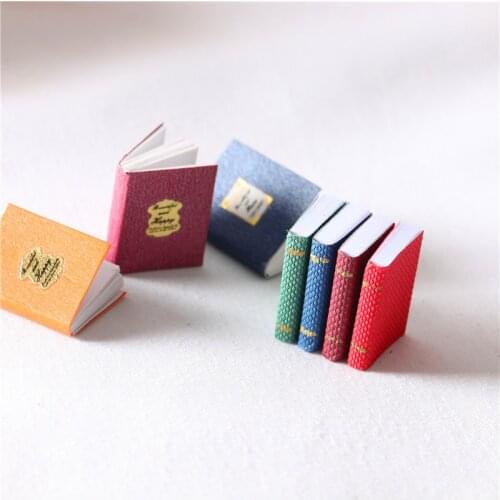 1/12 Dollhouse Miniature Mini Books Model Furniture Accessories Doll House Accessories