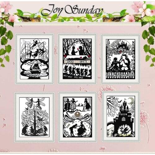 Fairy Tales series patterns Counted Cross Stitch 11CT 14CT Cross Stitch Set Wholesale DIY Cross-stitch Kit Embroidery Needlework