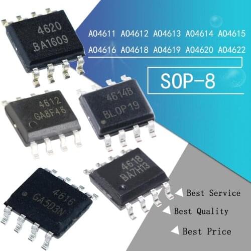 10pcs/lot AO4616 4616 SOP-8 MOS transistor liquid crystal new original