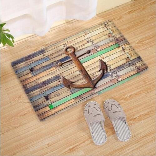 New Home doormat carpets for living room Decor rugs baby bedroom Crawl Game Rug Kids bathroom Anti-slip Mat Anchor Print Carpet