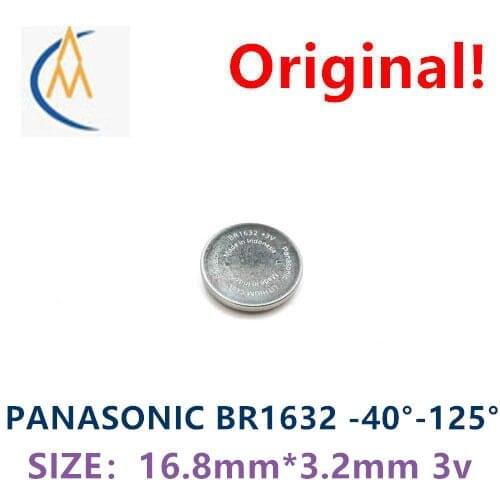 Equipment Panasonic br1632 wide temperature 3V button lithium battery, high temperature resistance - 40 ° C to + 125 ° C