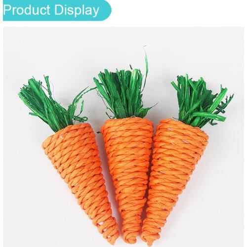 Wholesale 7PCS Rabbit Chew Toys Hamster Rabbit Chew Toy Bite Grind Teeth Toys Tooth Cleaning Woven Teeth Grinding Toy