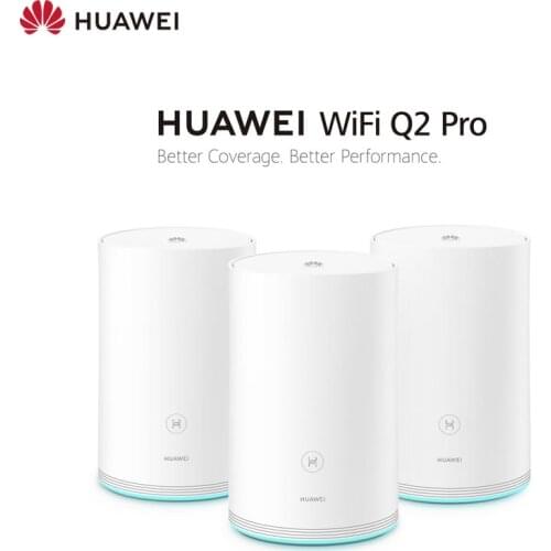 Original Huawei Q2 Pro Mesh Router 5G Dual Band Mesh Router 3-Base Router Gigabit Ports High-Speed Broadband WiFi Router repeate