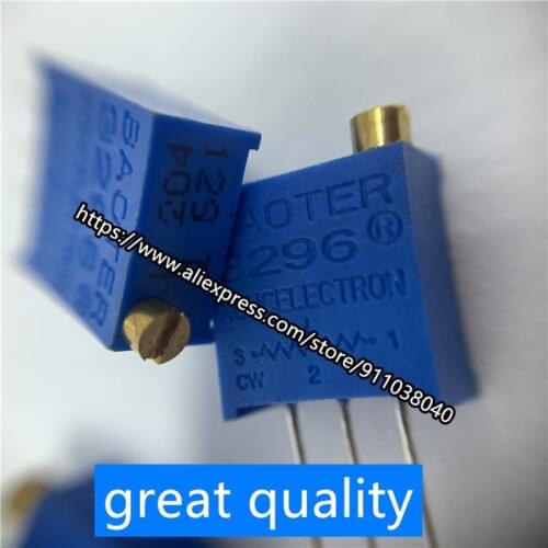 3296W potentiometer precision adjustable resistance single-turn 3296W-500/503/104/201 1KR 50KR 100KR 500KR 1M 2M 200KR 5KR 2KR