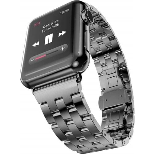 Stainless Steel Bands for Apple Watch Series 4 5 44mm 40mm Band Men Link Bracelet Strap for iWatch Series 3 2 1 38mm 42mm Women