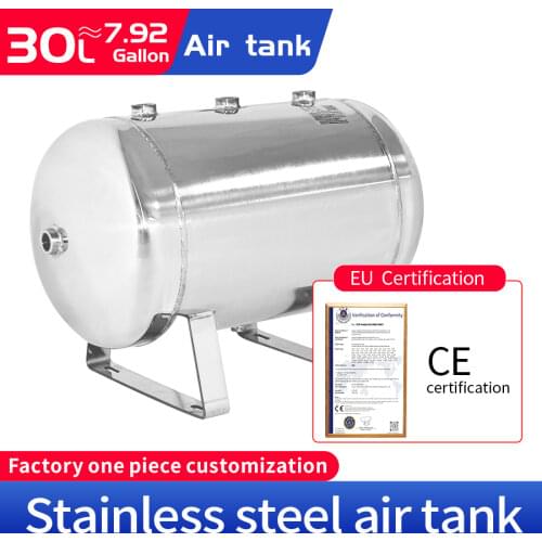 Stainless steel air storage tank 304 small custom gas storage tank 30L vacuum tank buffer pressure tankPressure≤1.25MPA