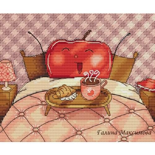 Tt Gold Collection Counted Cross Stitch Kit Cross stitch RS cotton with cross stitch no print Good morning