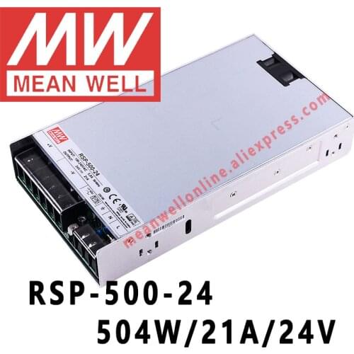 Mean Well RSP-500 Series meanwell 3.3V/4V/5V/12V/15V/24V/48VDC 500Watt Single Output with PFC Function Power Supply online store