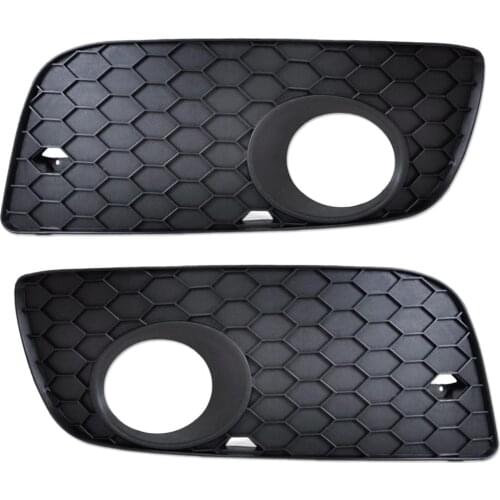Replacement For Golf 5 2005-2009 1K0853666P/1K0853665S Left+Right Side 1 Pair Car Foglight Grille Cover