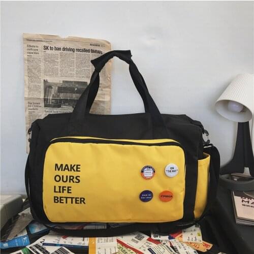 Womens Gym Bag Outdoor Waterproof Sports Bags Male Nylon Sport Backpack with shoes Compartment Training Fitness Travel Bag 2021