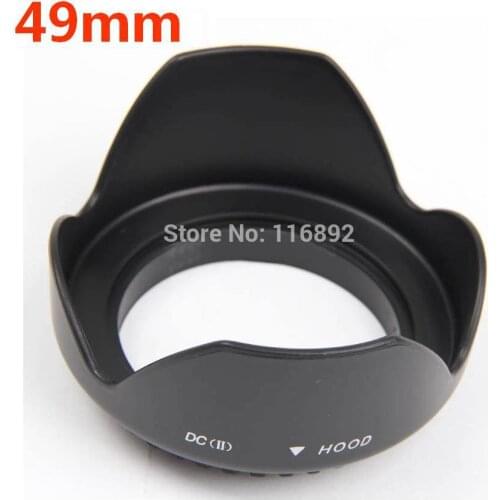 10pcs/lot 49mm Flower LENS HOOD for Canon Nikon for Sony lens