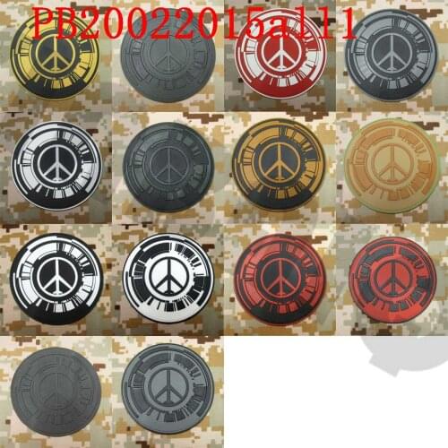 3D PVC Patch MGS PEACE WALKER Special Force Group Tactical Military Morale 8cm