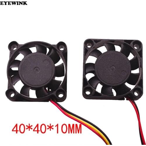 4010 Cooling Fan 12V 2 Pin 3 Pin with Dupont Wire Brushless 40*40*10 Cool Fans Part Quiet DC 40m Cooler Radiato