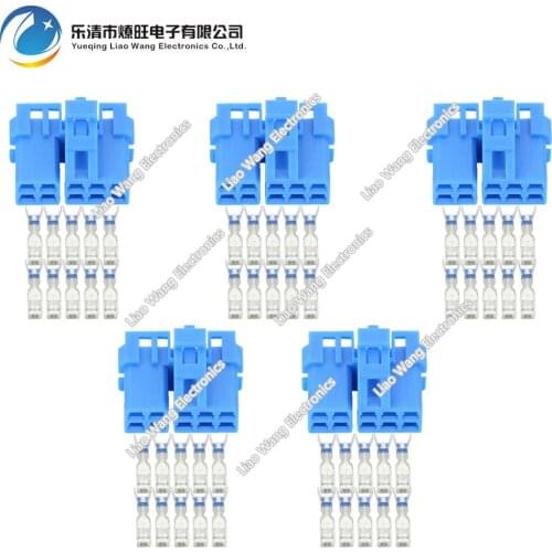 5 Sets 10 pin plastic parts car connector car audio plug with terminal DJ7103Y-2.8-21 10P