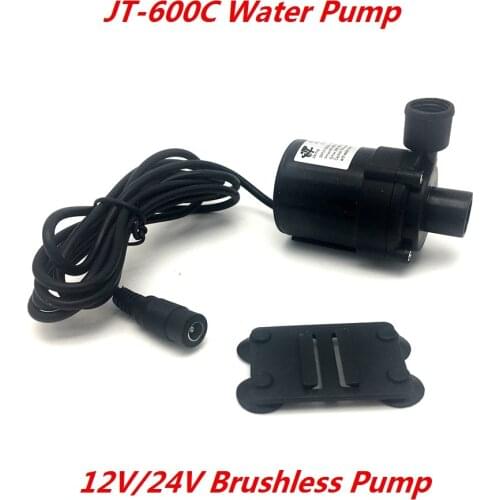 600C Water Pump DC6V 12V 24V Solar Fountain Pump Max Flow Rate 350-700L/H Can be Used Submbersible