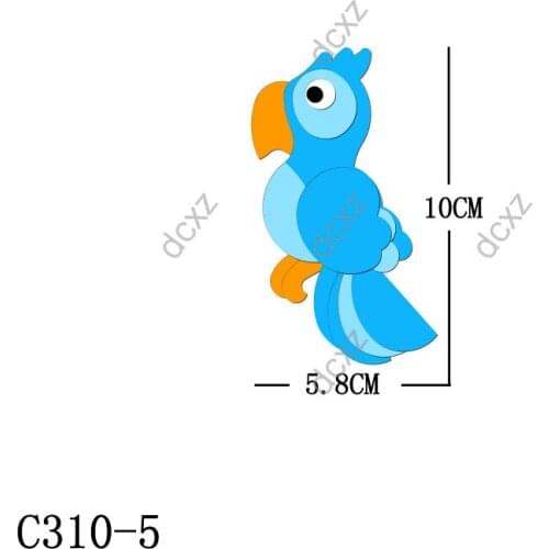 New parrot Wooden die Scrapbooking C310-5 Cutting Dies Multiple sizes