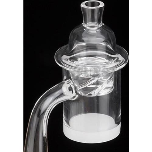 GORDON GTR Bubble Trap Glass Carb 35MM OD Thick Prex 6 Holes Spin UFO Caps Terp Pearl Quartz Nail Glass Smoking Water Pipes