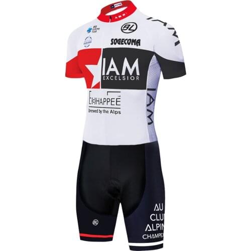 2020 Team IAM cycling skinsuit summer outdoor spandex skinsuits bicycle triathlon suit uniforme ciclismo MEN ropa de bicicleta