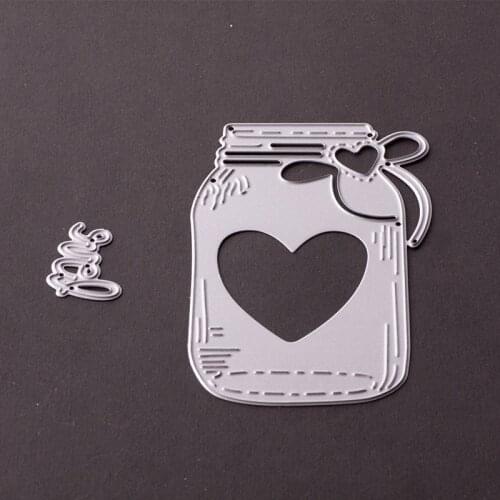 Metal Caring bottle die cutting dies for Scrapbooking/DIY Easter wedding Halloween Easter card