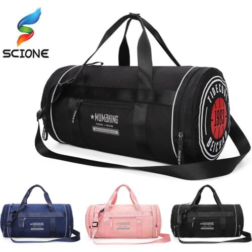 Men Fitness Bag Waterproof Gym Sport Women Outdoor Fitness Portable Ultralight Yoga Sports Dry Water Wet Separation Pack XA328Y